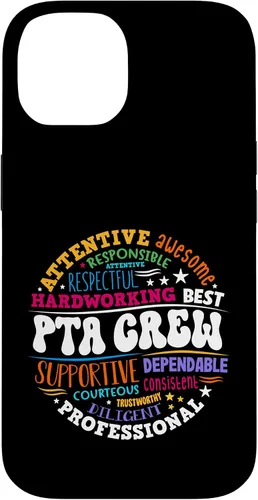 Vista 4 de iPhone XR Parents Teacher Association Team Supporter PTA Crew Case