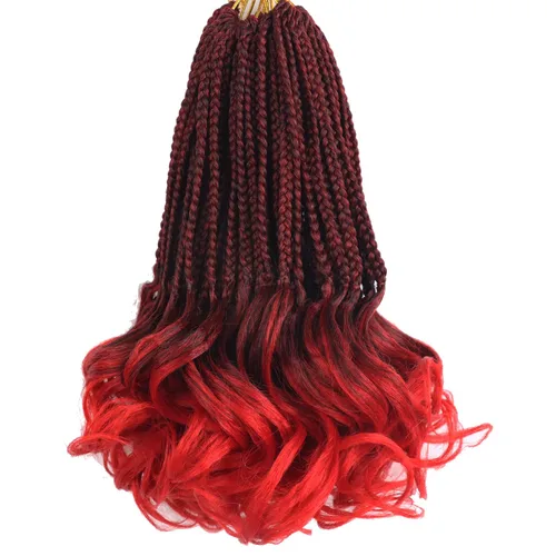 Vista 68 de Cabello para Trenzas Rizo Francés Color 1 Trenzas de Ganchillo Rizo Francés 10 Pulgadas Trenzas de Caja Cabello de Ganchillo para Mujeres y Niños