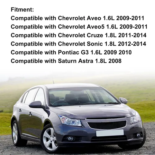 Vista 2 de Priprilod Junta de tapa de válvula de motor 55354237 VS50779R compatible con Saturn Astra 1.8L 2008 compatible con Pontiac G3 1.6L 2009 2010