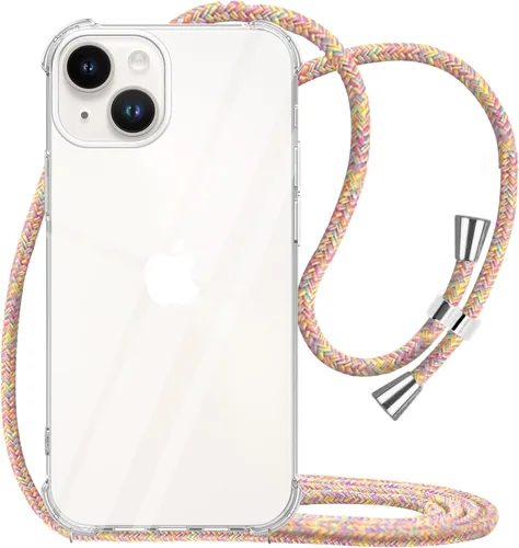 Vista 7 de Funda para teléfono Google Pixel 7 Pro, transparente, ajustable, con cordón para el cuello, para mujeres, niñas, TPU suave, delgada, a prueba