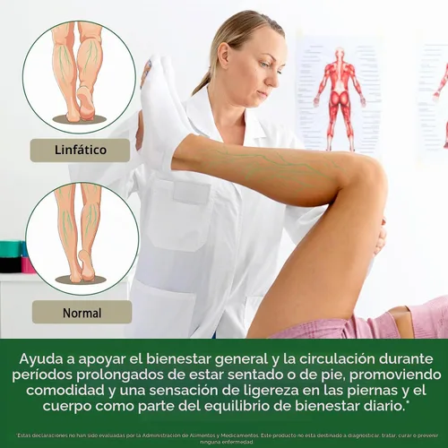 Vista 7 de Suplemento de drenaje linfático, cápsulas de drenaje linfático con diente de león, bardana, cuchillas y equinácea, apoya la hinchazón, el equilibrio
