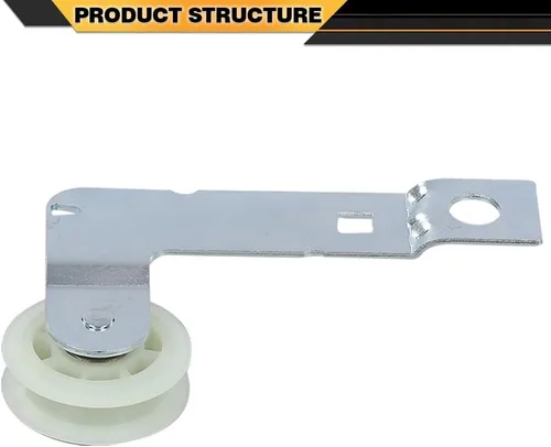 Vista 9 de CNNELL W10837240 Polea tensora de secadora con soporte para secadores de hidromasaje reemplaza W10547290
