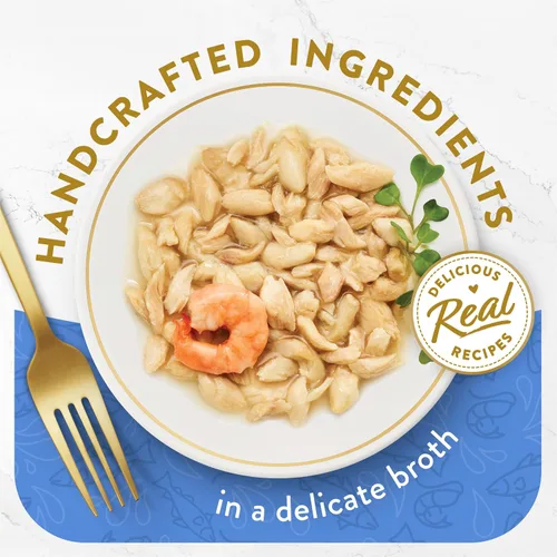 Vista 2 de Purina Fancy Feast Aperitivos Lamibles Sin Granos Complemento de Comida Húmeda para Gatos Aperitivo de Pescado Oceánico con Complemento de Comida