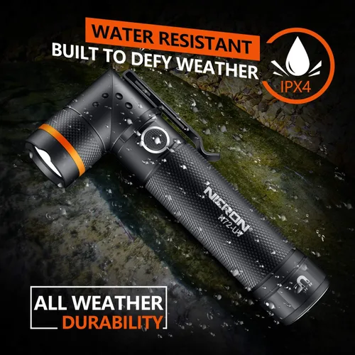 Vista 6 de NICRON linterna UV, N72-UV 800LM luz blanca, cambia libremente entre luz blanca y luz UV, detector para orina de perro, manchas húmedas, chinches