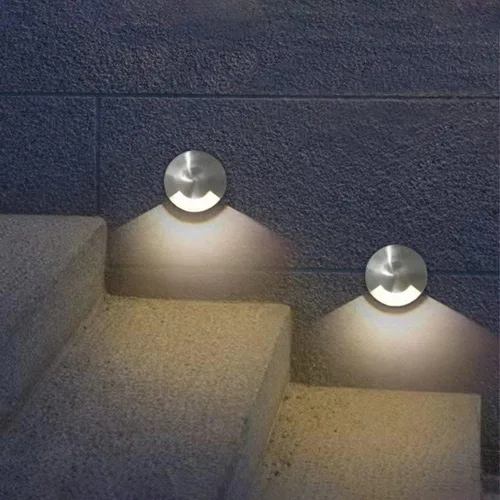 Vista 3 de Kit de luces LED para escalón/cubierta, paquete de 6 luces empotradas de bajo voltaje, CC de 12 V, luces empotradas impermeables IP67, iluminación