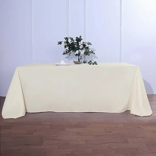 Vista 96 de Efavormart - Mantel redondo de poliéster de 108 pulgadas, 108 pulgadas, para bodas, fiestas, banquetes, restaurantes, color verde manzana