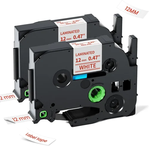 Vista 12 de Labelife Paquete de 5 cintas TZe TZ de 0.47 pulgadas laminadas transparentes TZe-131 de repuesto para Brother Label Maker Tape Clear TZe131 TZ-131