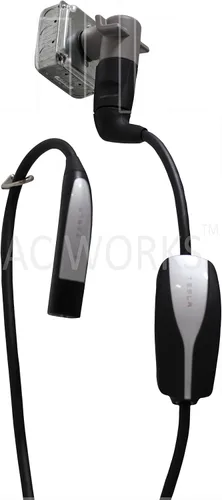 Vista 7 de Adaptador de carga EV AC WORKS para uso en Tesla (TT-30P RV/Remolque 30A a Tesla)