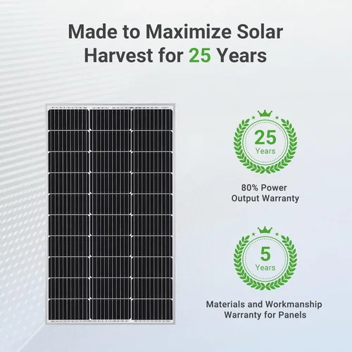Vista 6 de Traver Force Panel solar de 100 vatios 10BB monocristalino 12V paneles solares para el hogar módulo solar de alta eficiencia cargador de energía