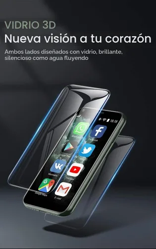 Vista 2 de Super Mini Smartphone, XS11 Teléfono desbloqueado 3G WCDMA Android Mobile 2.5 '' Pantalla táctil 1GB RAM 8GB ROM Dual SIM WiFi Bluetooth Hotspot