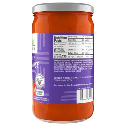 Vista 8 de Primal Kitchen Salsa de vodka, 24 onzas