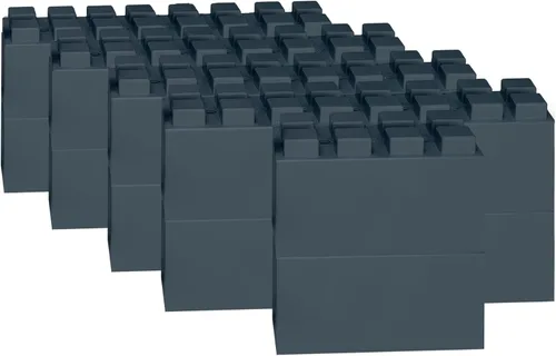 Vista 47 de EverBlock Paquete modular de plástico de tamaño natural de 3 x 3 pulgadas Bloques de construcción gigantes Fácil de conectar y reutilizar Uso