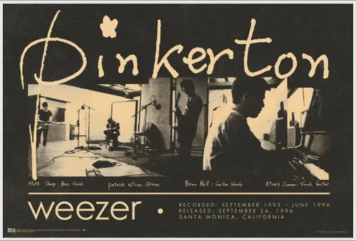 Vista 6 de Scorpio Posters Weezer - Pinkerton - Póster de grupo - 17" x 11