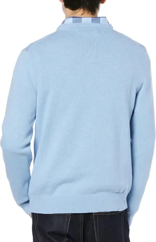 Vista 4 de Tienda Essentials Suéter con cuello en V, para hombre