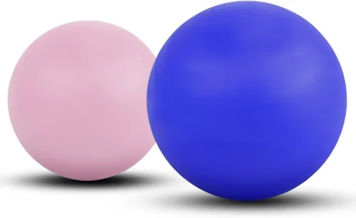 Vista 20 de Pelota de lacrosse de masaje WOVTE para músculos doloridos, hombros, cuello, espalda, pies, cuerpo, tejido profundo, punto de activación, nudos Negro