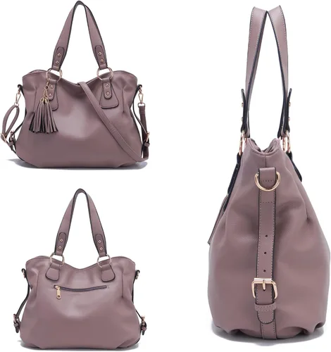 Vista 4 de Juego de carteras y carteras para mujer, bolso grande con cartera, 3