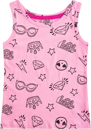 Vista 6 de L.O.L. Surprise! Paquete de 3 camisetas sin mangas para niñas pequeñas y grandes
