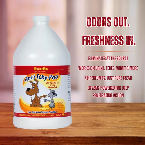 Vista 2 de Mister Max Original Scent anti Icky Poo neutralizador de olor Remover, tamaño de galón