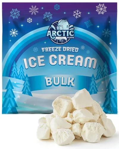 Vista 8 de Arctic Farms Trozos de Helado Liofilizado Empaquetados y en Caja - No se Derrite (1 libra, S'mores)