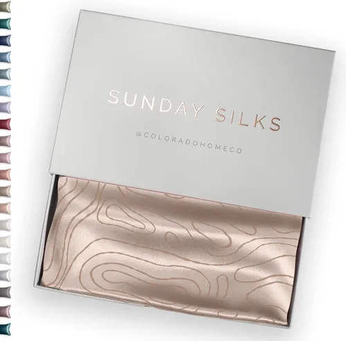 Vista 30 de FUNDA DE ALMOHADA DE SEDA DE MORERA 100% SUNDAYSILKS™, Fundas de almohada de seda para cabello y piel, Superior a la funda de almohada de satén