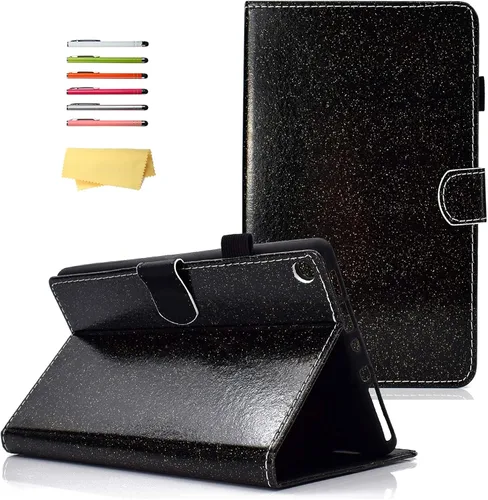 Vista 35 de Funda para Kindle Fire HD 8 de 8ª/7ª/6ª generación (2016/2017/2018) con soporte, soporte para lápices, bolsillos