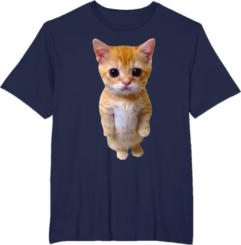 Vista 50 de El Gato Meme Sad Crying Cat Munchkin Kitty Meme Camiseta de moda Small Negro
