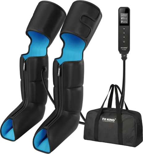 Vista 8 de FIT KING Masajeador completo inalámbrico de piernas y pies para circulación y alivio del dolor
