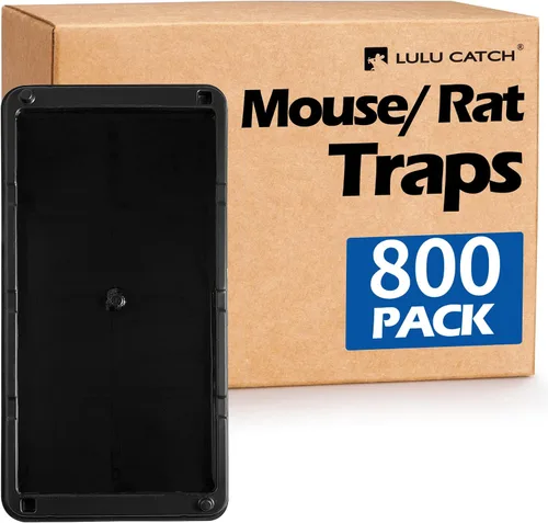 Vista 13 de LULUCATCH, trampas para ratones, 6 unidades de trampas grandes de pegamento para interiores para el hogar, tablas de pegamento a granel pre-cebadas