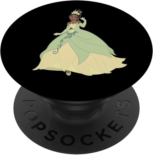 Vista 6 de Disney La princesa y la rana Tiana PopSockets MagSafe PopGrip para iPhone 10 aniversario