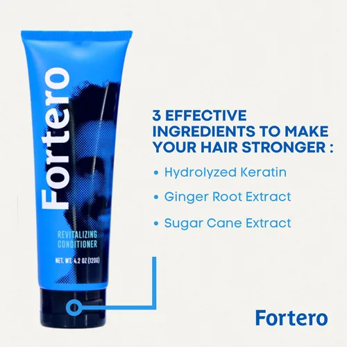 Vista 8 de Champú Fortero de ácido carbónico - Promueve el crecimiento del cabello saludable, más completo y grueso para hombres, fórmula antiadelgazamiento