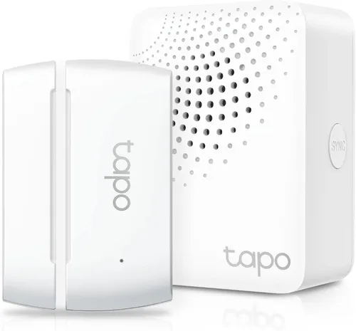 Vista 14 de Kit de inicio del sensor Tapo de TP-Link: "1 x Hub H100" + "1 x Sensor de movimiento T100" + "1 x Sensor de contacto T110
