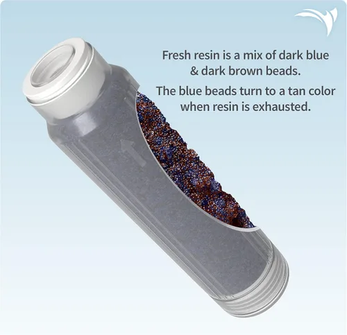 Vista 4 de AquaticLife Kit de filtro RO/DI de 10 pulgadas, 100 GPD, carbono Incluye sedimento, bloque de carbono para reducción de cloro, membrana RO de 100