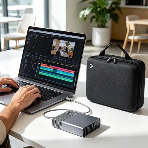 Vista 9 de Comecase Funda de disco duro de escritorio para expansión Seagate y para WD Negro completo