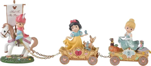 Vista 5 de Precious Moments Disney Figurina de Desfile de Cumpleaños – Blancanieves Edad 1 – Coleccionable de Regalo para el Primer Cumpleaños de Bebé Niña