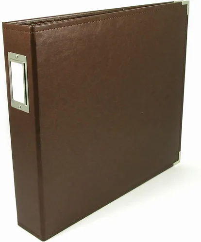 Vista 18 de We R Memory Keepers Álbum de fotos de 12x12 Aqua, Protege recuerdos y fotos, Piel sintética suave y libre de ácidos, Etiqueta decorativa elegante