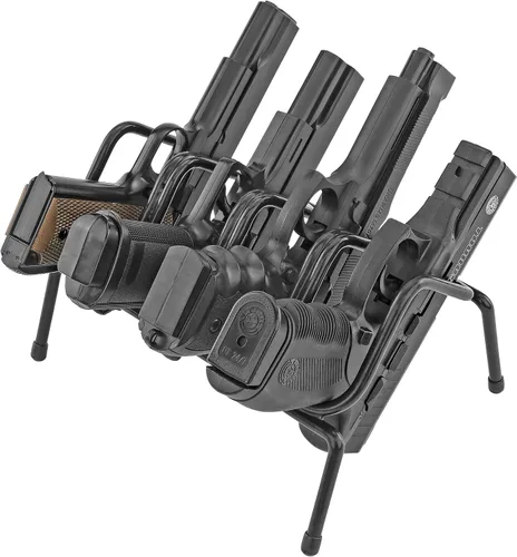 Vista 8 de BOOMSTICK Estante de montaje en pared para pistola con revestimiento de vinilo negro