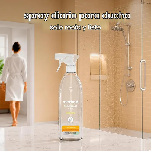 Vista 4 de Method, Spray de ducha Daily Ylang Ylang, 28 onzas líquidas