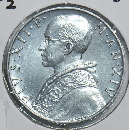 Vista 2 de Moneda de Colección Vaticano 1952 AH 1316 10 Lire 198607