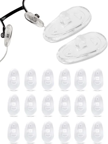 Vista 6 de SPORTS WORLD VISION Almohadillas de nariz para gafas, almohadillas de nariz de silicona suave en forma de A de alta calidad para gafas Cojines