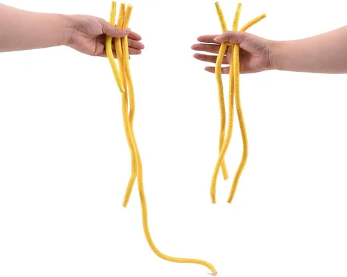 Vista 2 de MOMOMAGE Trucos de magia de tres cuerdas, cuerdas divertidas, accesorios mágicos para magos, primer plano, ilusión mágica, escenario, cuerda mágica