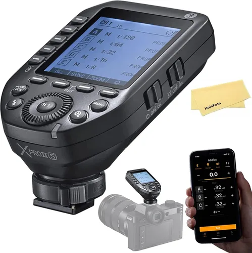 Vista 12 de GODOX Disparador de flash inalámbrico XProII-S TTL para cámaras Sony, 2.4G 1/8000s HSS, Bluetooth incorporado para control de aplicación