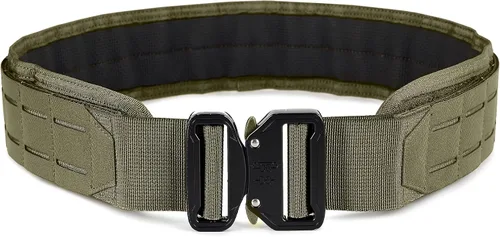 Vista 5 de WOLF TACTICAL Cinturón de Batalla Molle – Cinturón de Guerra Cinturones de Batalla Cinturón Táctico para Armas Cinturón de Servicio 2" Cinturón