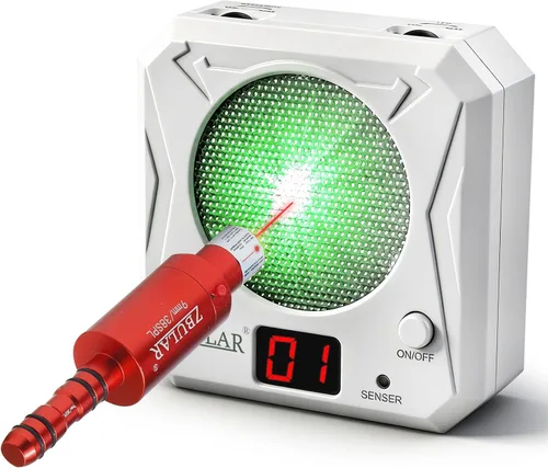 Vista 8 de ZBULAR 3rd Dry Fire Training System,Portable Glass Fiber Digital Laser Target Compatible with Laser Strike System Most of Training Cartridges