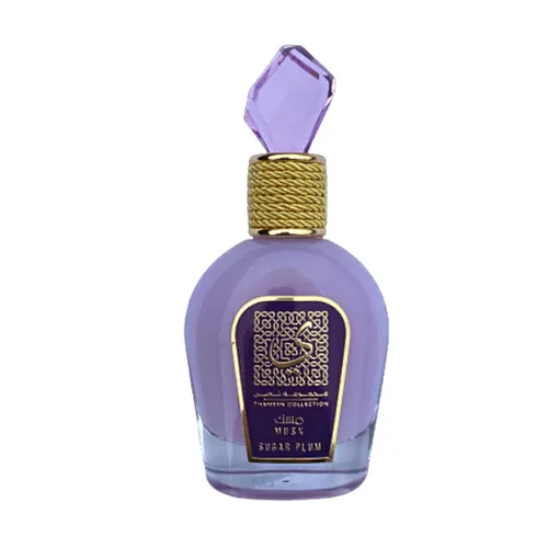 Vista 3 de Lattafa Thameen Collection Musk Sugar Plum Eau de Parfum en espray para mujer, 3.4 onzas