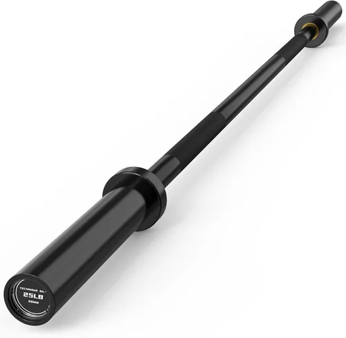 Vista 18 de Olympic Barbell, 4ft, 5ft, 6ft & 7ft Weight Bar, Multiple Options 2-Inch Needle Bearings, Hard Chrome Coating, Knurled Grip, Powerlifting, Bench