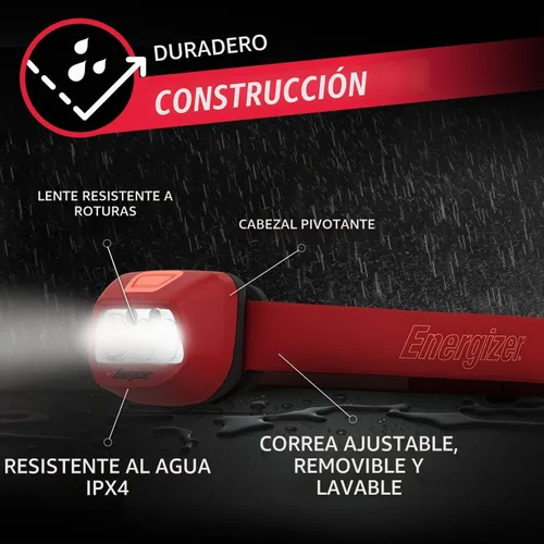 Vista 8 de Energizer WeatheReady - Kit de corte de energía con linterna LED 2 en 1, linterna frontal LED, IPX4 resistente al agua, baterías AA + AAA, estuche