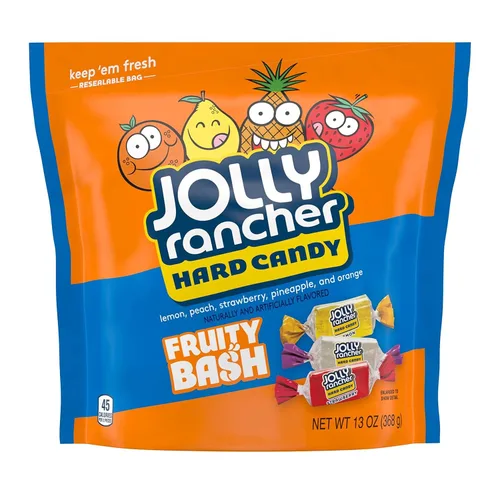 Vista 14 de Jolly Rancher Sabores Originales: Bolsa de 3,8 oz (107 g) Original Fruity Hard Candy Flavors - Individually Wrapped Candy for Sharing, Parties