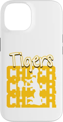 Vista 4 de Tigers Cheer Back to School Cheerleading Spirit GY Case for iPhone 17
