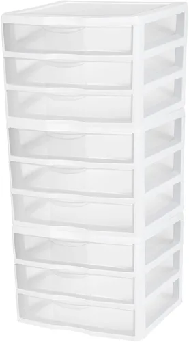Vista 14 de Sterilite Clearview - Unidad de almacenamiento de escritorio de plástico