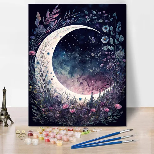 Vista 8 de TUMOVO Kits de pintura por números para adultos, diseño de acuarela, para niños, kits de pintura por números, kits de pintura por números, pintura